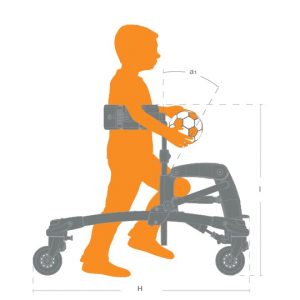mustang engelli çocuk yürüteci ölçü yan