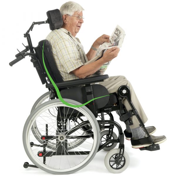 Prio Tekerlekli Sandalye Peluş ayarlanabilir başlık anatomik